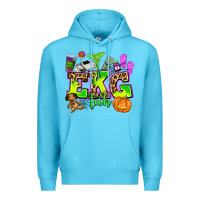 Ocean Blue ekg tech nurse halloween Premium Hoodie - AdoDesignShop