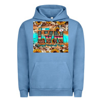Pigment Pebble Blue lvn licensed vocational nurse Urban Hoodie - JahusDesignShop