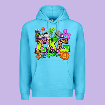 Ekg Tech Nurse Halloween Premium Hoodie Designed By Adodesignshop