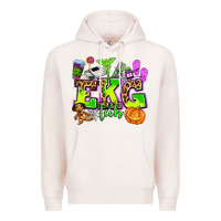 Pale Pink ekg tech nurse halloween Premium Hoodie - AdoDesignShop