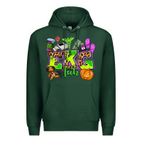 Sports Green ekg tech nurse halloween Premium Hoodie - AdoDesignShop