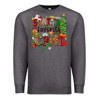 Charcoal Heather santa's favorite cpht Premium Sweatshirt - Zillion Design Studio