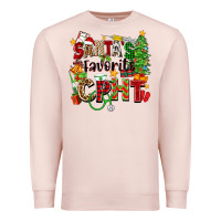 Pale Pink santa's favorite cpht Premium Sweatshirt - Zillion Design Studio