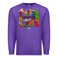 Purple santa's favorite cpht Premium Sweatshirt - Zillion Design Studio