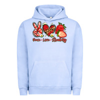 Pigment Grape Ice peace love strawberry Urban Hoodie - Artiststas