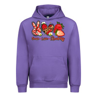 Tulip peace love strawberry Urban Hoodie - Artiststas