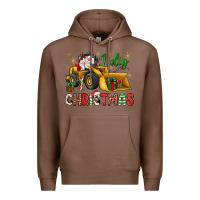 Chestnut i dig Christmas bulldozer santa Premium Hoodie - JahusDesignShop