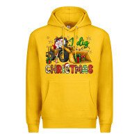 Lemon i dig Christmas bulldozer santa Premium Hoodie - JahusDesignShop