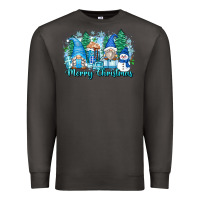 Smoke merry christmas snowman gnomes Premium Sweatshirt - Zillion Design Studio