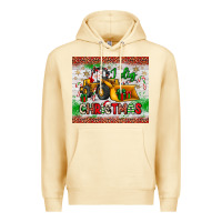 Pina Colada i dig christmas bulldozer santa Premium Hoodie - JahusDesignShop