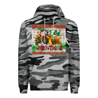 Slate Camo i dig christmas bulldozer santa Premium Hoodie - JahusDesignShop