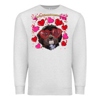 Oatmeal Heather Valentine's day havanese dog Premium Sweatshirt - RanaPortraitStore