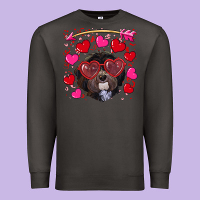 Premium Sweatshirt Valentine's day havanese dog