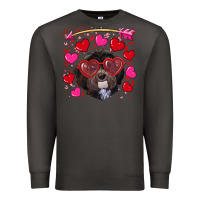 Smoke Valentine's day havanese dog Premium Sweatshirt - RanaPortraitStore
