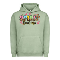 Pigment Oil Green spirit lead me Urban Hoodie - Artiststas