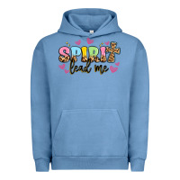 Pigment Pebble Blue spirit lead me Urban Hoodie - Artiststas