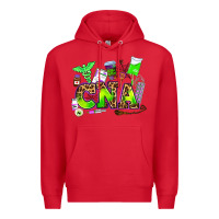 Red cna halloween Premium Hoodie - AdoDesignShop