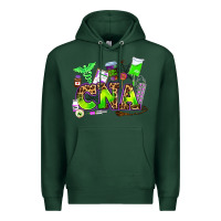 Sports Green cna halloween Premium Hoodie - AdoDesignShop
