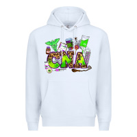 White cna halloween Premium Hoodie - AdoDesignShop