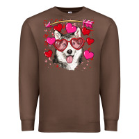 Chestnut Valentine's day husky Premium Sweatshirt - RanaPortraitStore