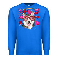 True Royal Valentine's day husky Premium Sweatshirt - RanaPortraitStore