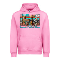Fuchsia Pink lpn licensed practical nurse Urban Hoodie - JahusDesignShop