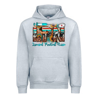 Heather Grey lpn licensed practical nurse Urban Hoodie - JahusDesignShop