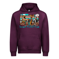 Mauve Wine lpn licensed practical nurse Urban Hoodie - JahusDesignShop