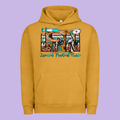 Lpn Licensed Practical Nurse Urban Hoodie Designed By Jahusdesignshop