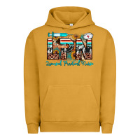 Pigment Peanut Butter lpn licensed practical nurse Urban Hoodie - JahusDesignShop