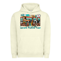 Pigment Pistachio lpn licensed practical nurse Urban Hoodie - JahusDesignShop