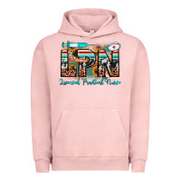 Pigment Salmon lpn licensed practical nurse Urban Hoodie - JahusDesignShop