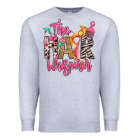 Heather Grey the hair whisperer Premium Sweatshirt - texasbilliewilder