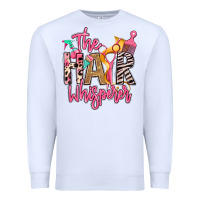 White the hair whisperer Premium Sweatshirt - texasbilliewilder