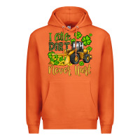 Carrot a little dirt never hurt st patricks bulldozer Premium Hoodie - JahusDesignShop