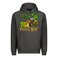 Charcoal Heather a little dirt never hurt st patricks bulldozer Premium Hoodie - JahusDesignShop