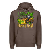 Coffee a little dirt never hurt st patricks bulldozer Premium Hoodie - JahusDesignShop