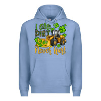 Colony Blue a little dirt never hurt st patricks bulldozer Premium Hoodie - JahusDesignShop