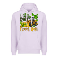 Lilac a little dirt never hurt st patricks bulldozer Premium Hoodie - JahusDesignShop