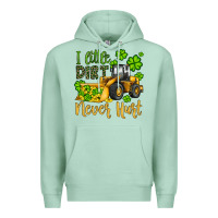 Seafoam a little dirt never hurt st patricks bulldozer Premium Hoodie - JahusDesignShop