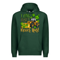 Sports Green a little dirt never hurt st patricks bulldozer Premium Hoodie - JahusDesignShop