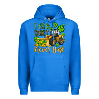True Royal a little dirt never hurt st patricks bulldozer Premium Hoodie - JahusDesignShop