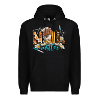 Black nail hustler Premium Hoodie - AdoDesignShop