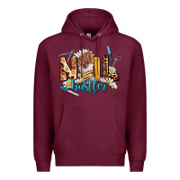 Burgundy nail hustler Premium Hoodie - AdoDesignShop