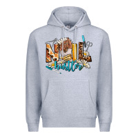 Heather Grey nail hustler Premium Hoodie - AdoDesignShop