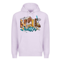 Lilac nail hustler Premium Hoodie - AdoDesignShop