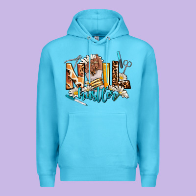 Nail Hustler Premium Hoodie Designed By Adodesignshop