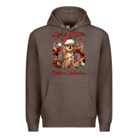 Coffee christmas life is better with a chihuahua Premium Hoodie - JahusDesignShop
