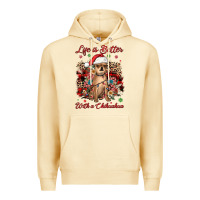 Pina Colada christmas life is better with a chihuahua Premium Hoodie - JahusDesignShop