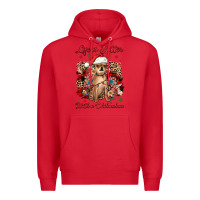 Red christmas life is better with a chihuahua Premium Hoodie - JahusDesignShop